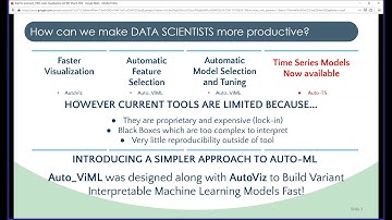 AutoViz and Auto ViML in depth by Ram Seshadri