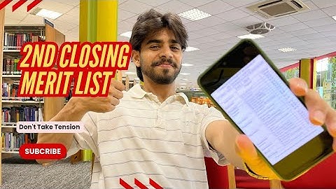 Air University Islamabad 2nd Closing Undergraduate Merit List FALL 2025 | Mujtaba Habib Vlog