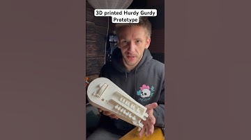 The 3D printed Hurdy Gurdy Prototype! Follow the project at 3DGurdy.com!