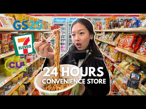 EATING ONLY KOREAN CONVENIENCE STORE FOOD FOR 24 HOURS