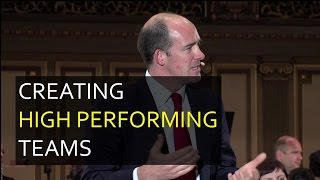 Harvard Conference Opening Remarks: Creating High Performing Teams