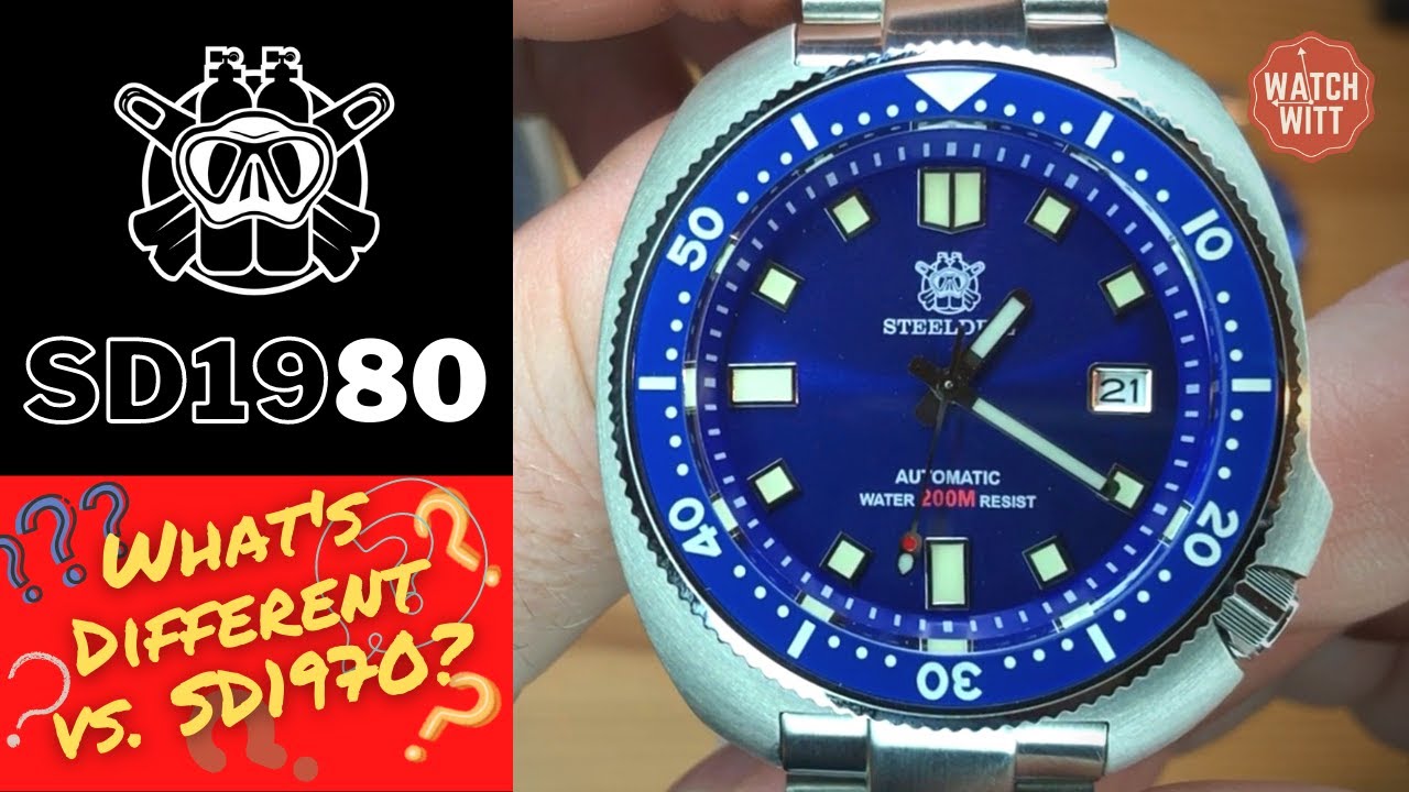 SD1980 What's Different vs. SD1970? STEELDIVE Unboxing