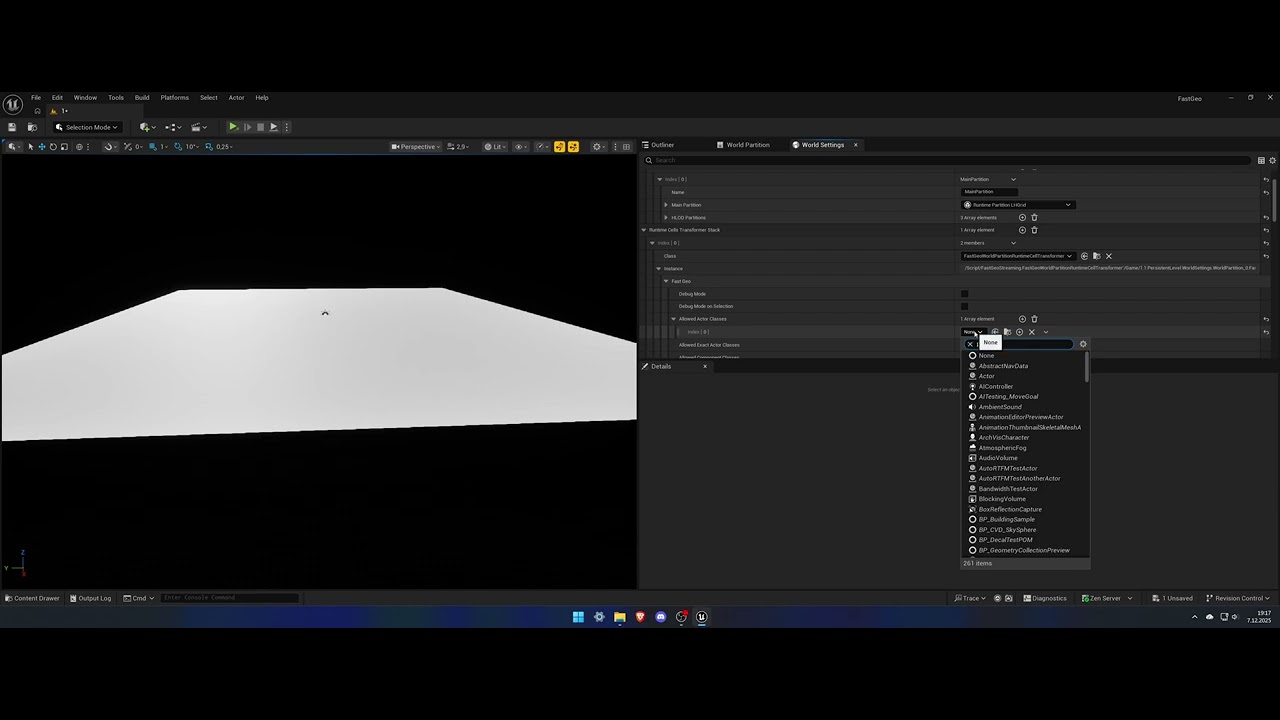 Unreal Engine 5.7 Tutorial - PCG On Load + FastGeo - YouTube