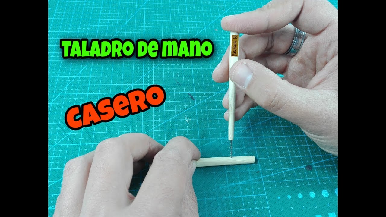 Como hacer un taladro de mano casero facil.//Fabrícalo tú// - YouTube