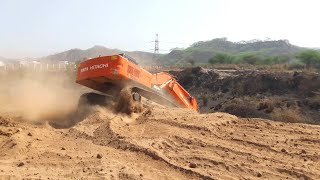 Super Stunt in Mud By Excavator Driver | Poclain Video | Tata Machine | Excavator Machine Video