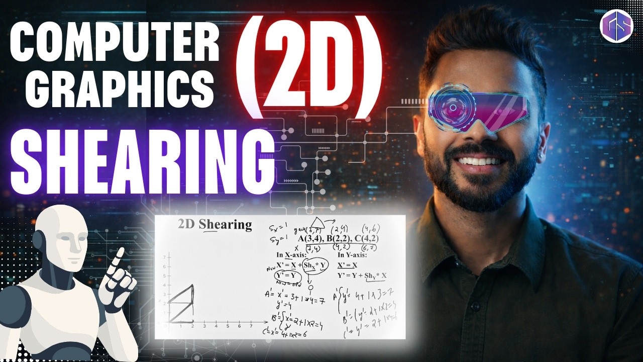 2D Shearing in Computer Graphics - YouTube
