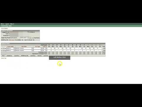 ATAAPS Civilian Timecard Entry with Codes