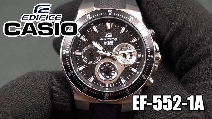 tank an Edifice less a fuel! EF-552 - Casio of than for chronograph F1 YouTube inspired