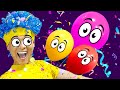 Learn Colors with Funny Balloons | D Billions Kids Songs