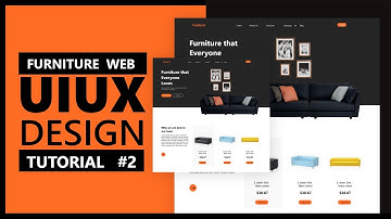 Online Furniture Selling  Website   UI UX Design  In Adobe XD | Web Design Tutorial #1 #UIUX #web