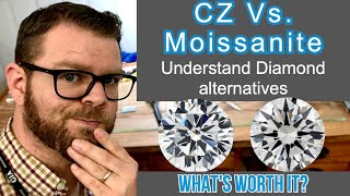 CZ Vs Moissanite- Discussing Diamond Alternatives and which option is better for you-Worth it?(2020) by Your Average Jeweler 109,731 views 4 years ago 16 minutes