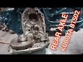 remove rear axle and replace oil seal kubota B1502 tractors&amp;marine MECHANIC