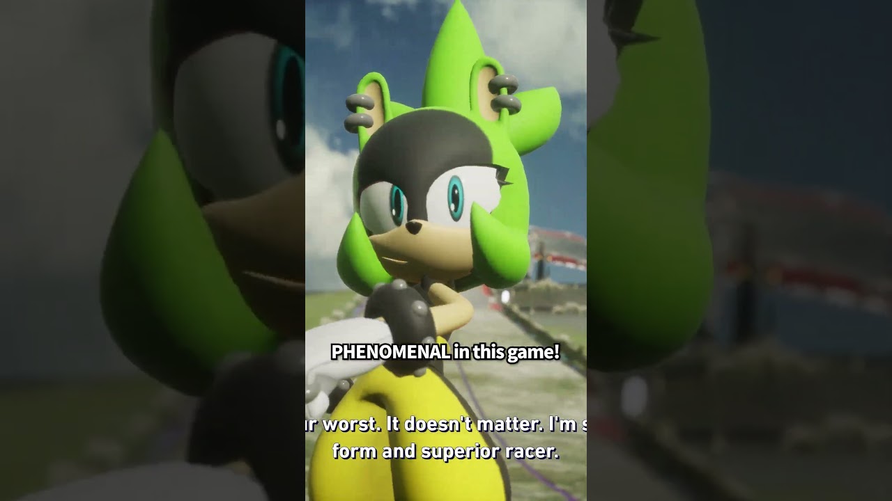 Surge the Tenrec is NOW PLAYABLE in Sonic Racing: CrossWorlds!