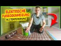 Elektrische fubodenheizung verlegen temperierung  wohnungsausbau 05  home build solution