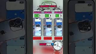 😱 IPHONE 17 PRO MAX VS 16 PRO MAX VS 15 PRO MAX ‼️ #iphonexi #shortvideo  #batterydrain #shorts