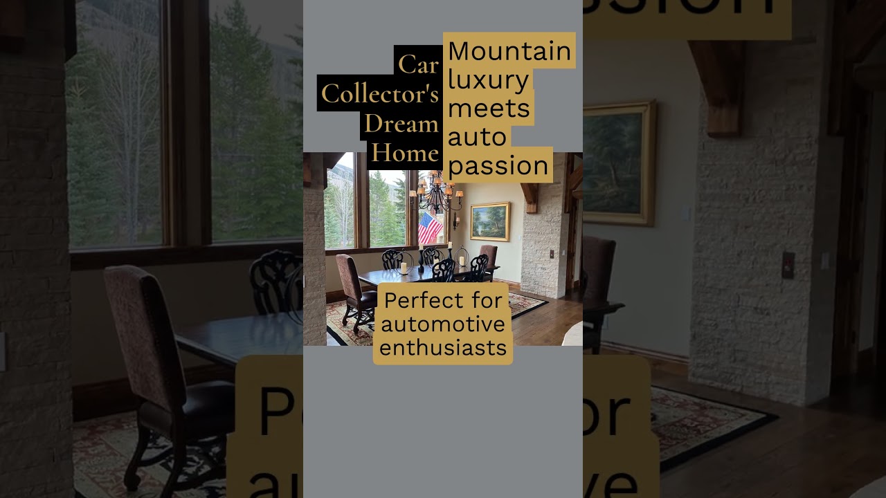 Car collector's dream home. Vail Colorado