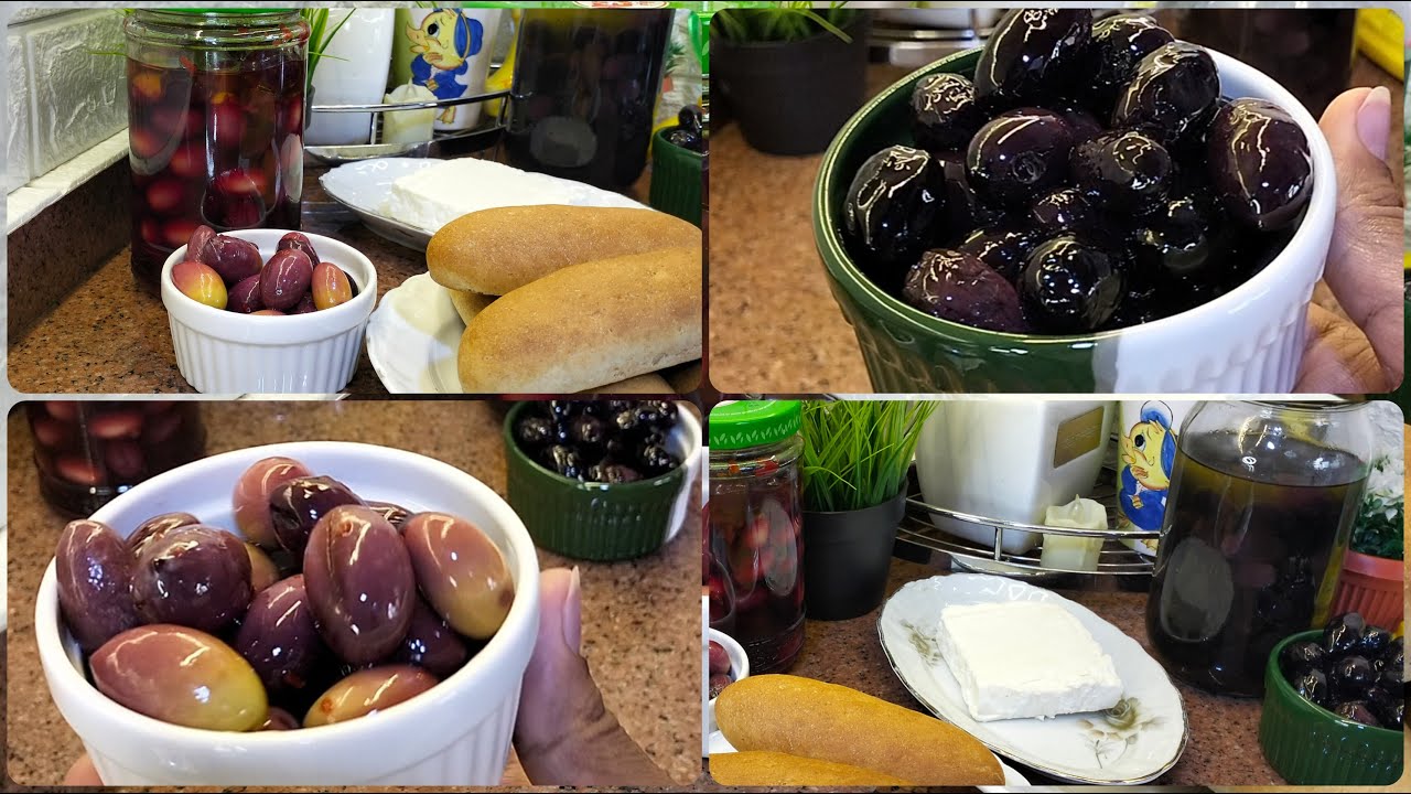 من غير مواد حافظة❗تخليل الزيتون الكلاماتا بطريقتين مضمونين 💯