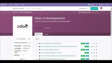 9.Odoo Development Tutorials || Odoo E Learning Videos