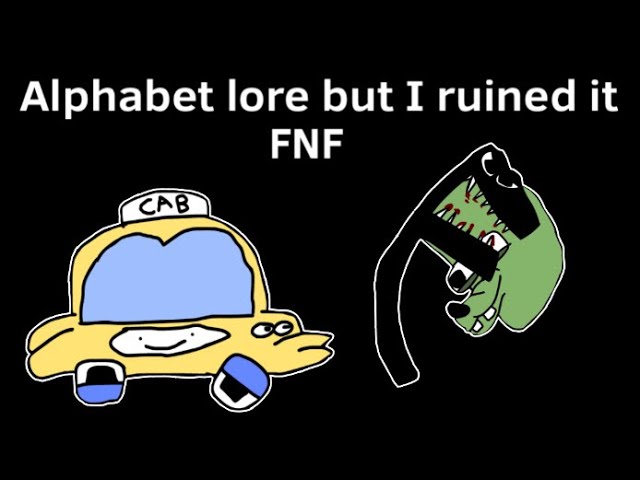 Alphabet lore but I ruined it fanart part 3 (M-R) : r/alphabetfriends