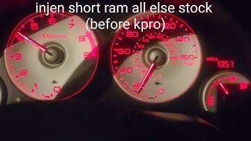 2003 rsx type s before and after kpro/hondata 0 to 80 mph. 300k miles.