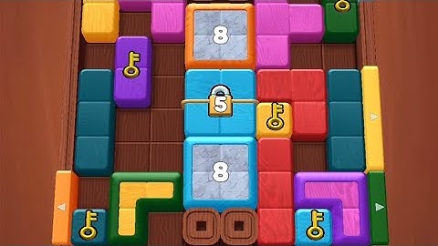Wood Away Block Jam Level 104 Game Walkthrough Solution