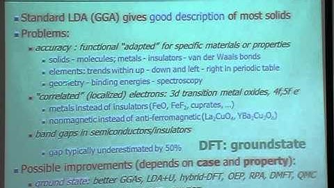 P  Blaha - Basic concepts of bandstructure methods and the APW based methods