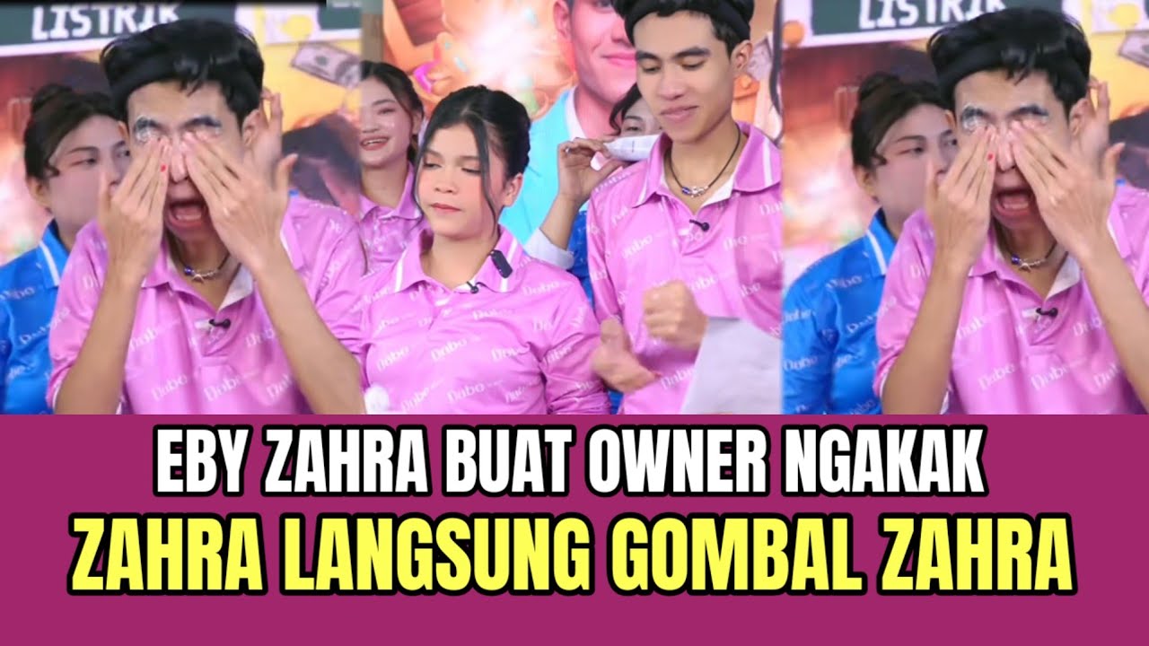 Eby Zahra Buat Owner Ngakak, Zahra Langsung di Gombalin Eby!