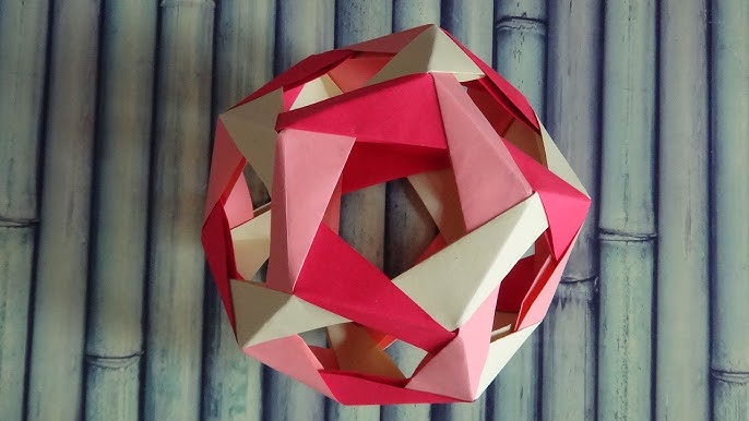 Origami Enrica's Dodecahedron Kusudama · How To Make An Origami Flower ·  Origami on Cut Out + Keep