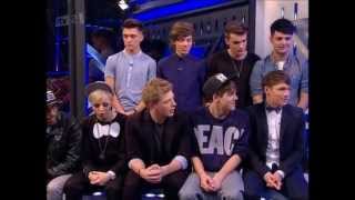 George Shelley put on the spot about his cute boyish looks - The Xtra Factor 2012