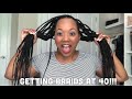 Knotless Box Braids | Braids For The First Time At 40!!