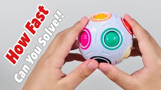 Magic Rainbow Ball 🌈 🌈 🌈 | How to Solve this Color Shift Fidget Ball