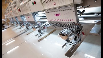 SWF KS Series Multi Head Embroidery Machines Wi Fi Capability
