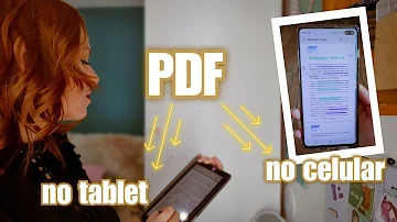 Como ler textos em PDF no tablet?