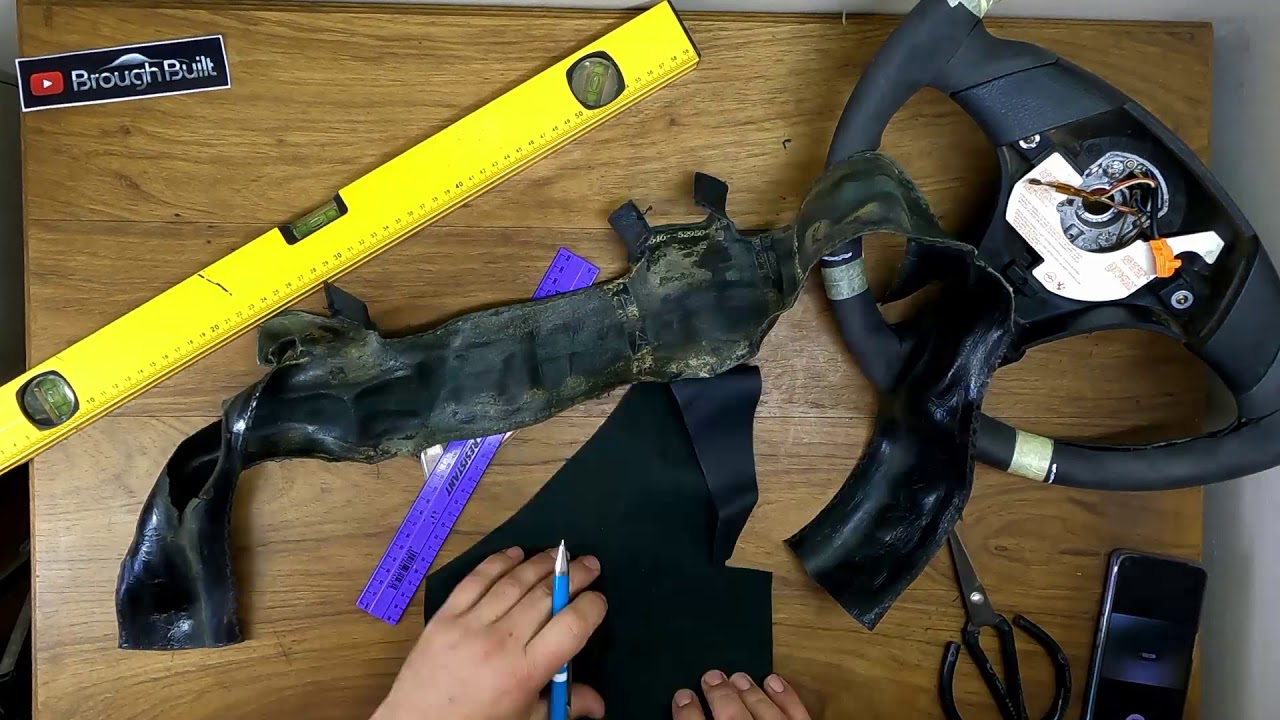 BMW e36 Part 6 Restoring the Steering Wheel with Genuine Leather YouTube