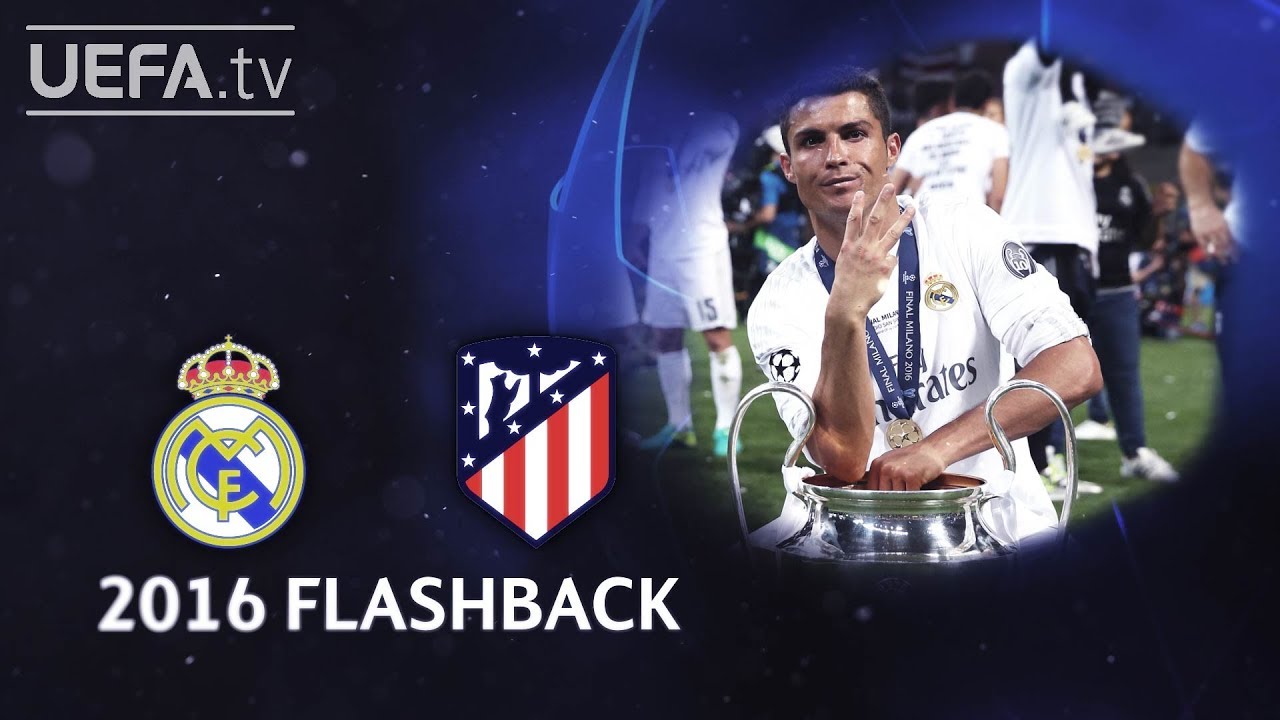 Real Madrid P1 1 Atletico Ucl 16 Final Flashback Youtube
