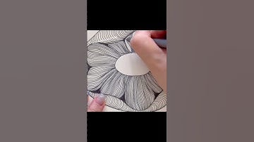#167 Easy Zentangle patterns for beginners  #art #doodle #drawing