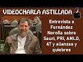 Entrevista a Fernández Noroña sobre Sauri, PRI, AMLO, 4T y alianzas y quiebres