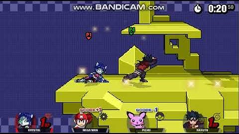 SUPER SMASH FLASH 2 (BETA 1.2.1) - Stamina Gameplay [1 HP]