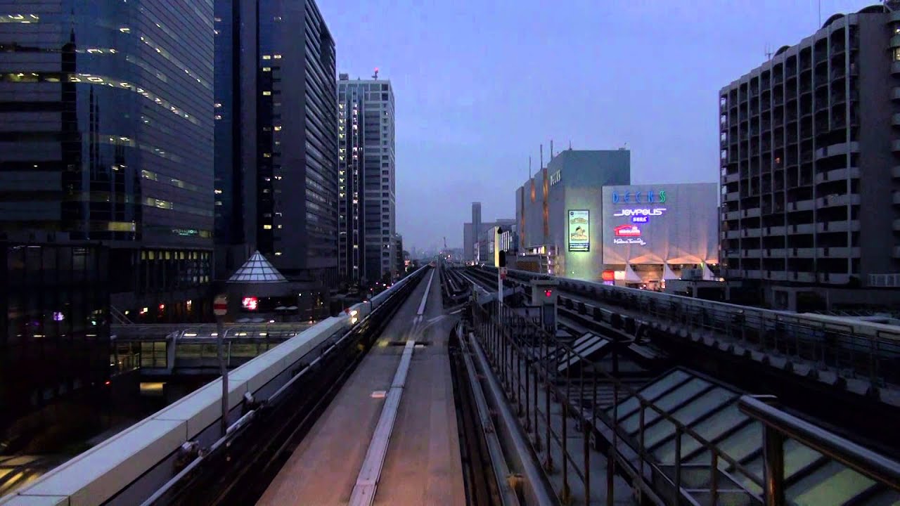 [前面展望]ゆりかもめ 新橋→豊洲