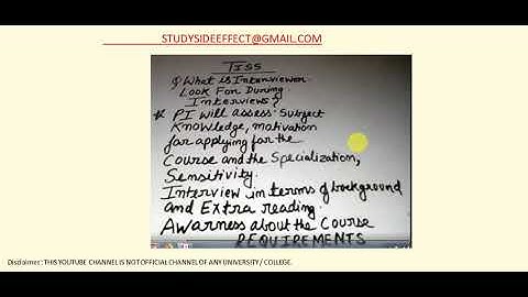 TISS || WHAT INTERVIEWER LOOK FOR DURING INTERVIEWS || DISCUSSION VIDEO