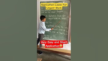 #leave 🥺🤧#sick #urgent #application #leaveapplicaton #nipunactivity #school #nipunbharat #shorts