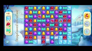Christmas Sweeper 4 - Match-3 - Level 13 gameplay cute match 3 puzzle design decor game walkthrough screenshot 5