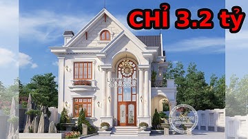 Biệt thự tân cổ điển mái Thái độc đáo và lạ mắt 2.3 tỷ đồng | LV 23016 | LUXVIET