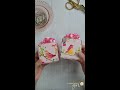No Sew Rapid Wrap Cube Ornament - Pink Birds