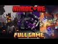CRAZIEST Minecraft Hardcore: FULL GAME Walkthrough! 4K 60fps