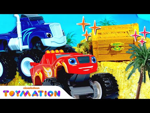 Pirate Blaze Toy Sails the Seas for Hidden Treasure! 🏴‍☠️ | Toymation