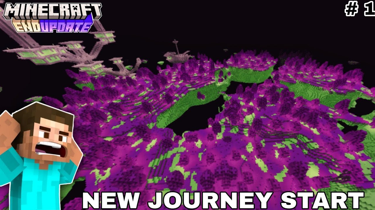 MINECRAFT END UPDATE || NEW BOSS AND BIOMES || MINECRAFT PE #1 - YouTube