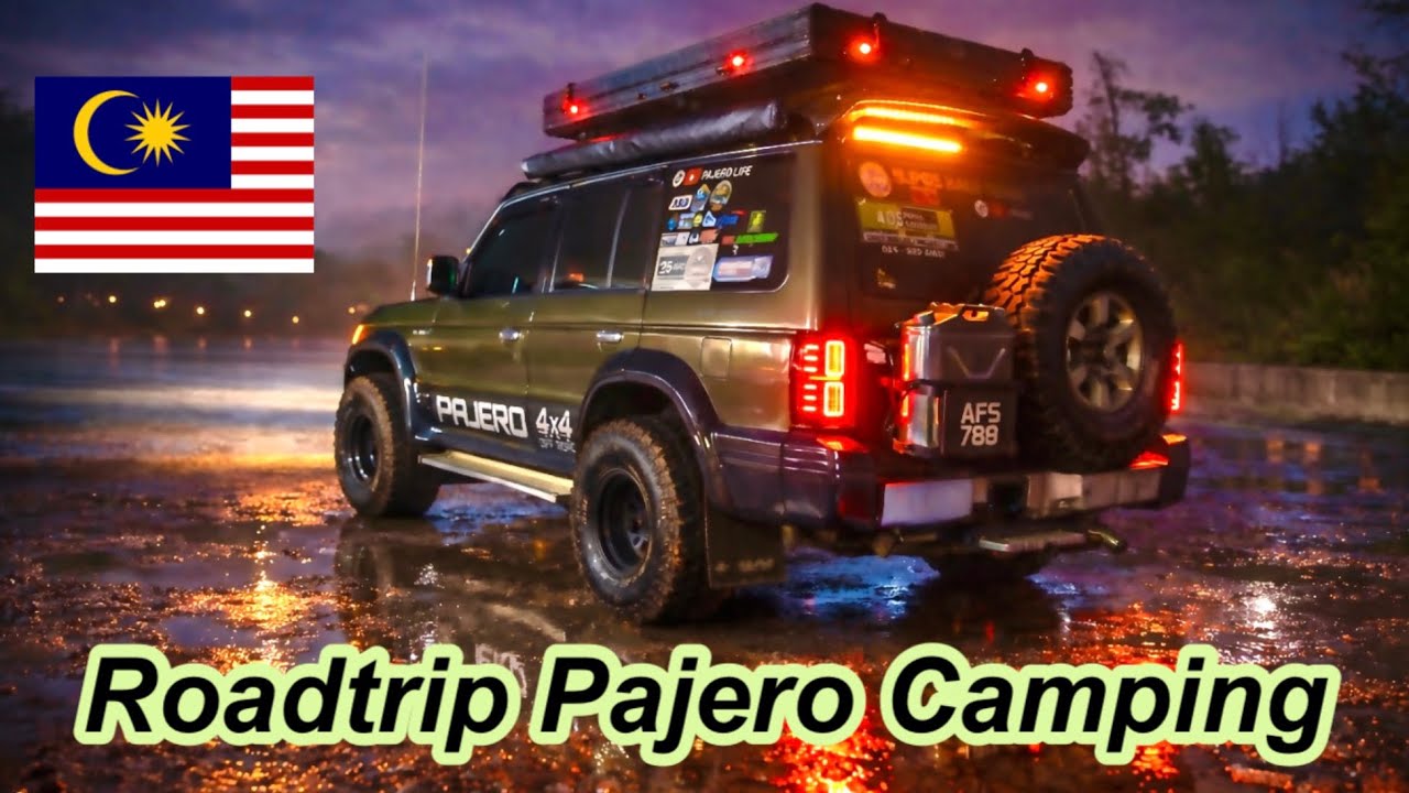 Roadtrip Pajero camping Cameron Highland, Kerja sambil camping #camping 