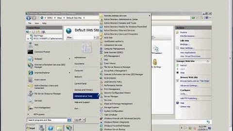 How to create a virtual directory in IIS on a Windows 2008 R2 server