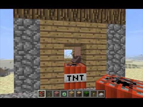 Minecraft Full release NPC Village+a bit of terroism...